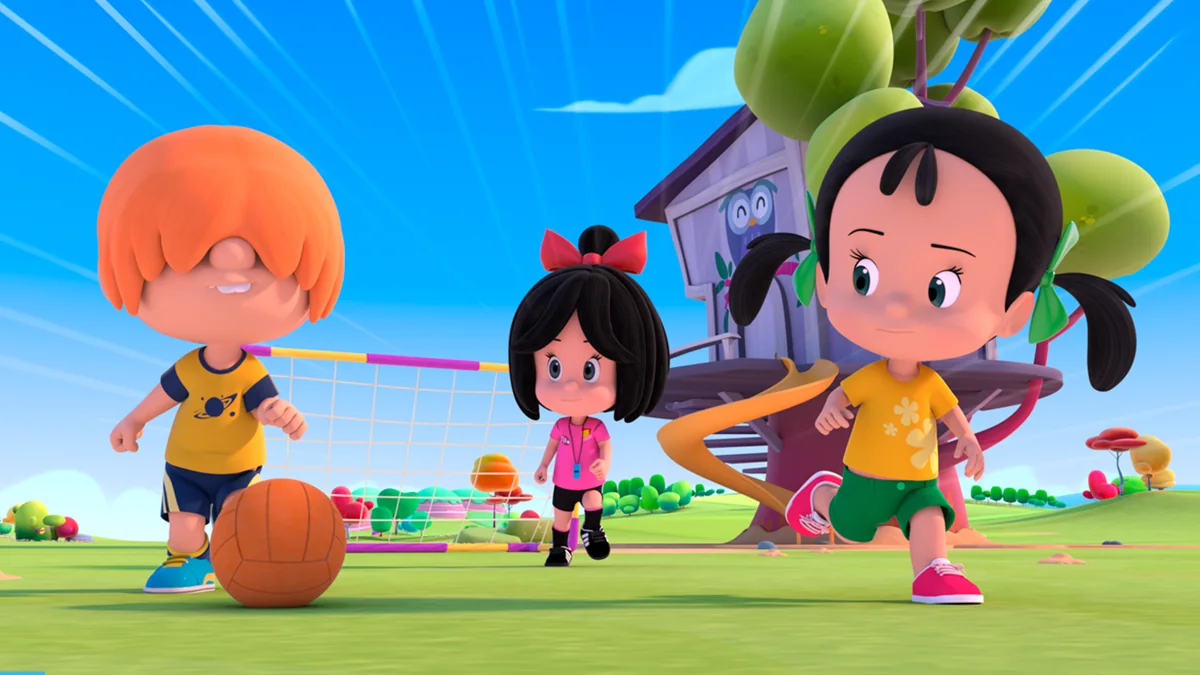 Cleo y Cuquín en la serie de animación 3D